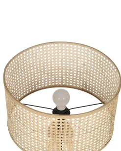 Beliani Lampada da pavimento PENTON Rattan Naturale