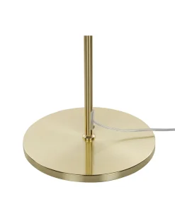 Hot Beliani Lampada da pavimento PERISTERI Metallo Marrone Oro Marrone