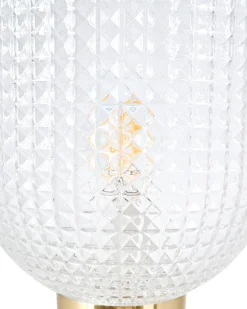 Hot Beliani Lampada da pavimento PORTERO Metallo Oro