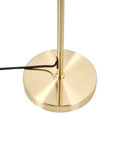 Hot Beliani Lampada da pavimento PORTERO Metallo Oro