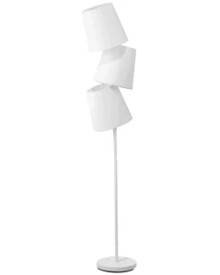 Best Beliani Lampada da pavimento RIO GRANDE Metallo sporco Bianco