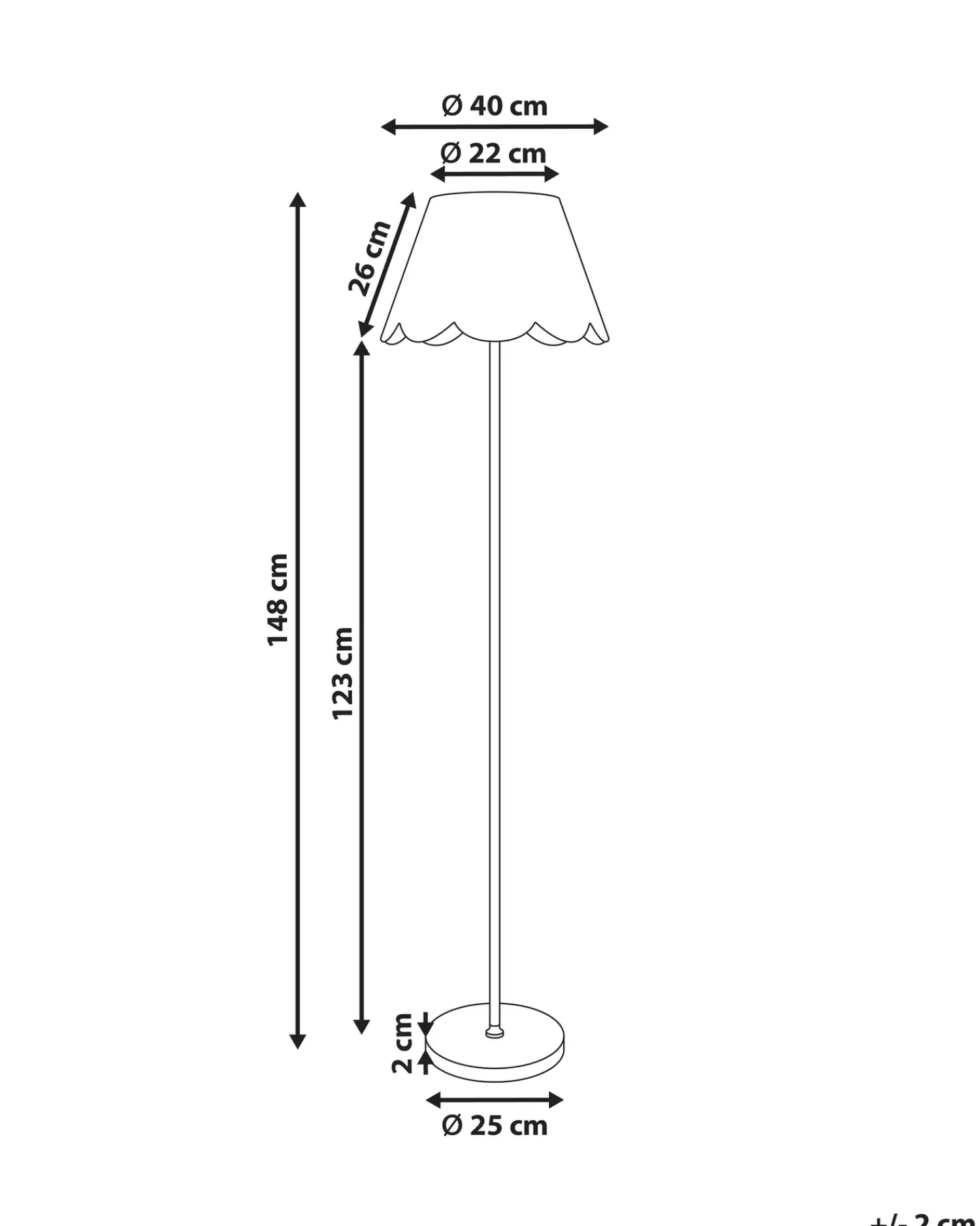 Discount Beliani Lampada da pavimento SALM Rattan Naturale Naturale Ottone