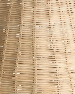 Discount Beliani Lampada da pavimento SALM Rattan Naturale Naturale Ottone