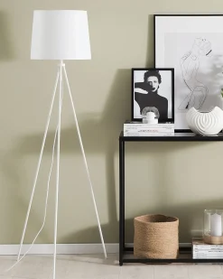 Discount Beliani Lampada da pavimento SAMBRA Metallo Bianco