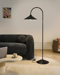 Discount Beliani Lampada da pavimento SAVEGRE Metallo Nero