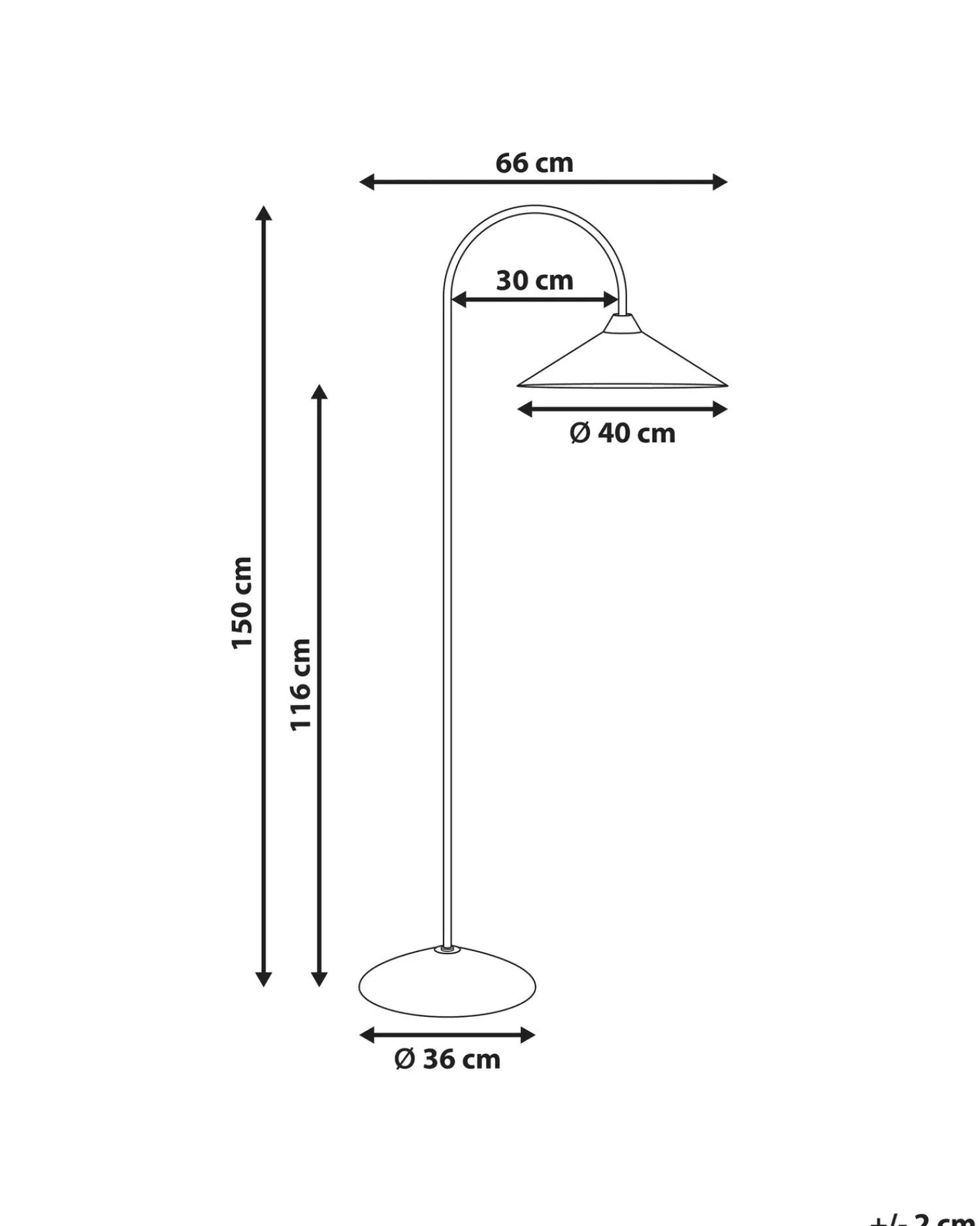 Discount Beliani Lampada da pavimento SAVEGRE Metallo Oro