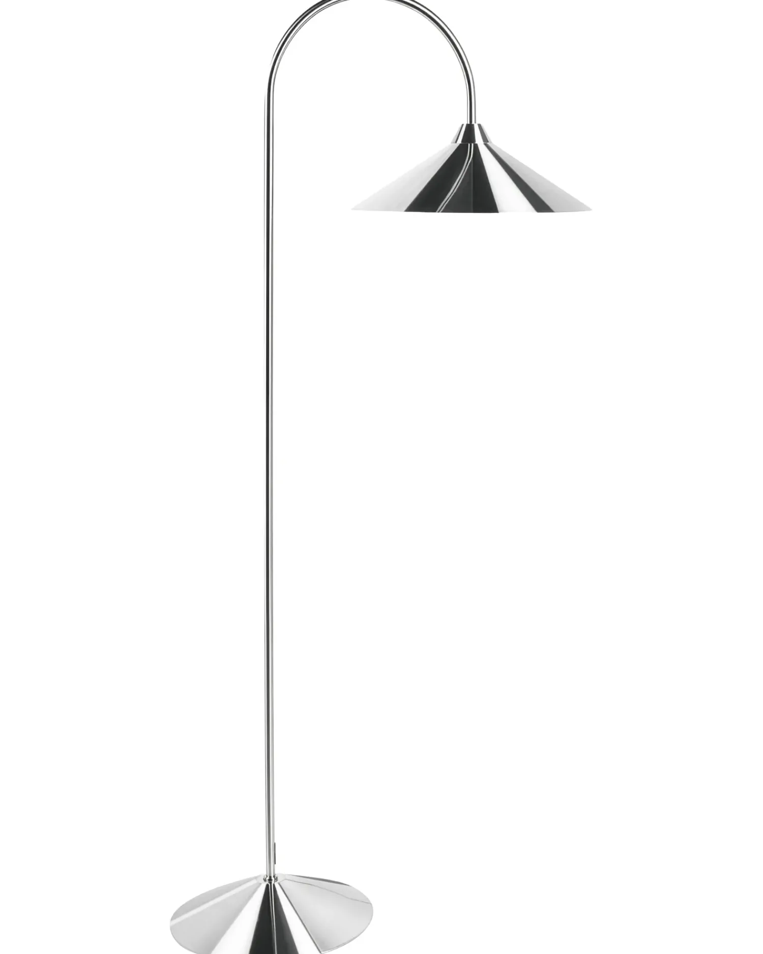 New Beliani Lampada da pavimento SAVEGRE Metallo Argento