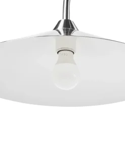 New Beliani Lampada da pavimento SAVEGRE Metallo Argento