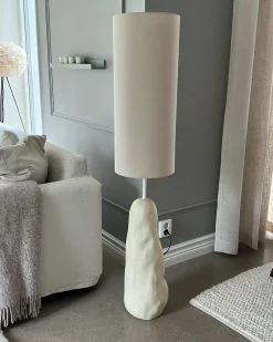 Discount Beliani Lampada da pavimento SELB Ceramica chiaro Beige