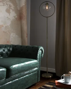 Best Beliani Lampada da pavimento SEVERN Metallo Oro