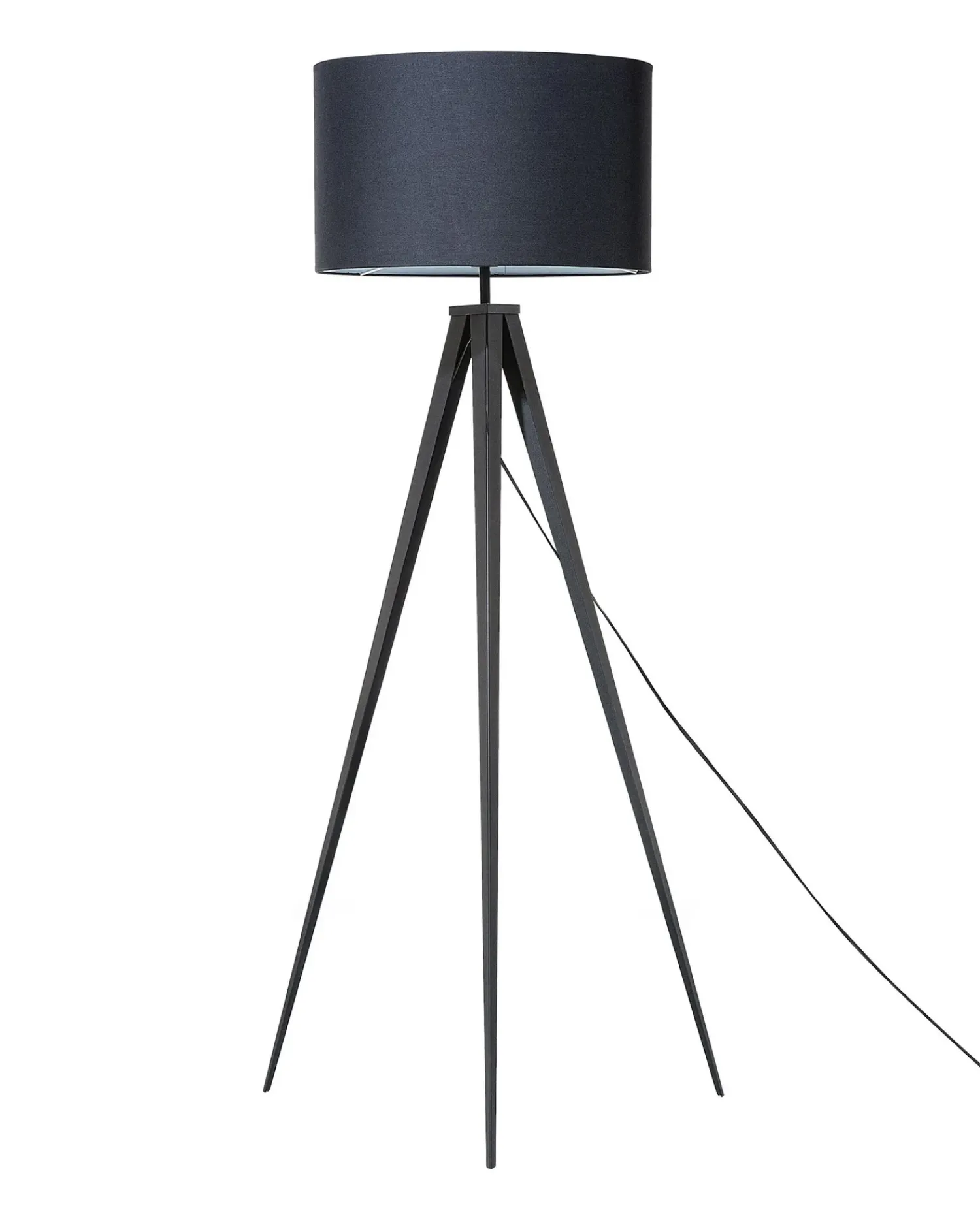 Clearance Beliani Lampada da pavimento STILETTO Metallo Nero