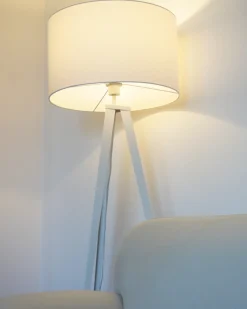 Best Beliani Lampada da pavimento STILETTO Metallo Bianco