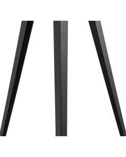 Outlet Beliani Lampada da pavimento STILETTO Metallo Grigio Grigio Nero