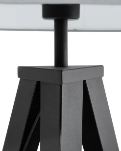 Outlet Beliani Lampada da pavimento STILETTO Metallo Grigio Grigio Nero