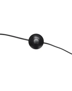 Outlet Beliani Lampada da pavimento STILETTO Metallo Grigio Grigio Nero