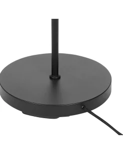 Sale Beliani Lampada da pavimento TALPARO Metallo Argento Argento Nero