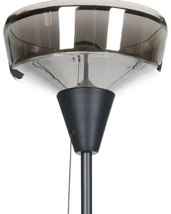 Sale Beliani Lampada da pavimento TALPARO Metallo Argento Argento Nero