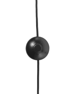Sale Beliani Lampada da pavimento THAMES Metallo Nero Oro Nero