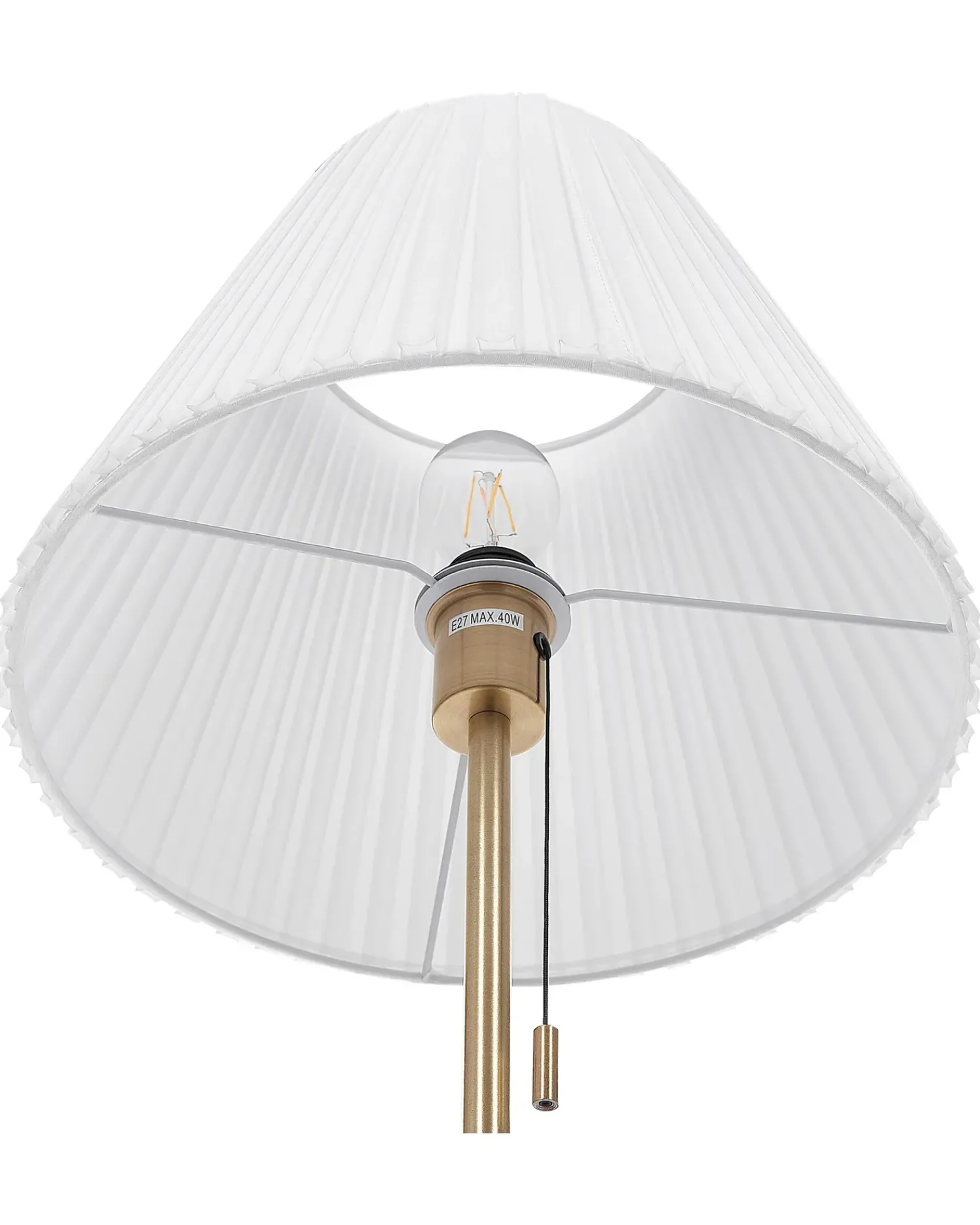 Outlet Beliani TORYSA Metallo Ottone Bianco Ottone