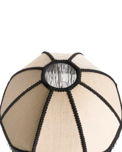 Discount Beliani Lampada da pavimento UMGUZA Metallo Oro Naturale Nero