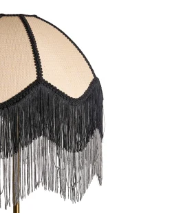 Discount Beliani Lampada da pavimento UMGUZA Metallo Oro Naturale Nero
