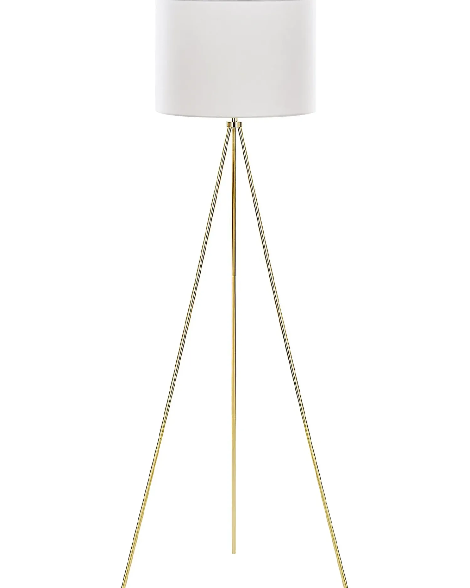 Online Beliani Lampada da pavimento VISTULA Metallo Oro Bianco Oro