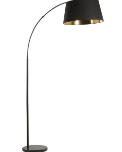 Discount Beliani Lampada da pavimento YABUS Metallo Nero Rame Nero