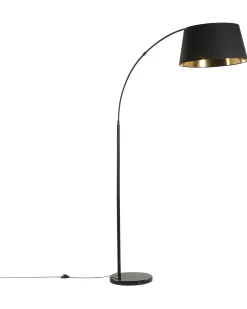 Discount Beliani Lampada da pavimento YABUS Metallo Nero Rame Nero