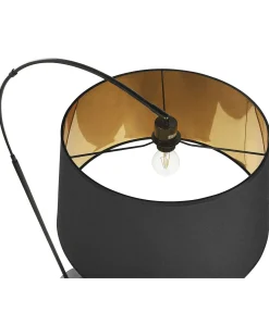 Discount Beliani Lampada da pavimento YABUS Metallo Nero Rame Nero