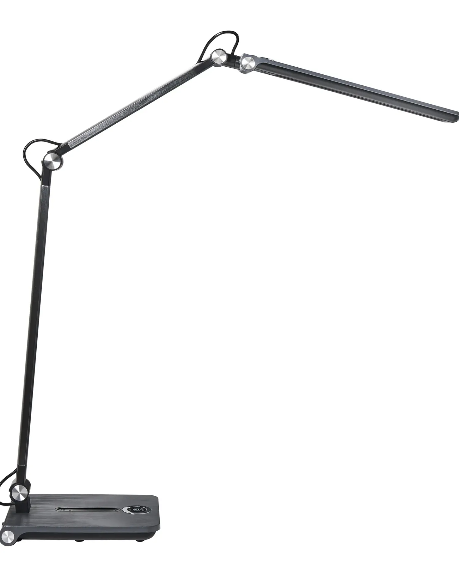 Beliani Lampada da scrivania a LED AQUILA con dimmer Grigio