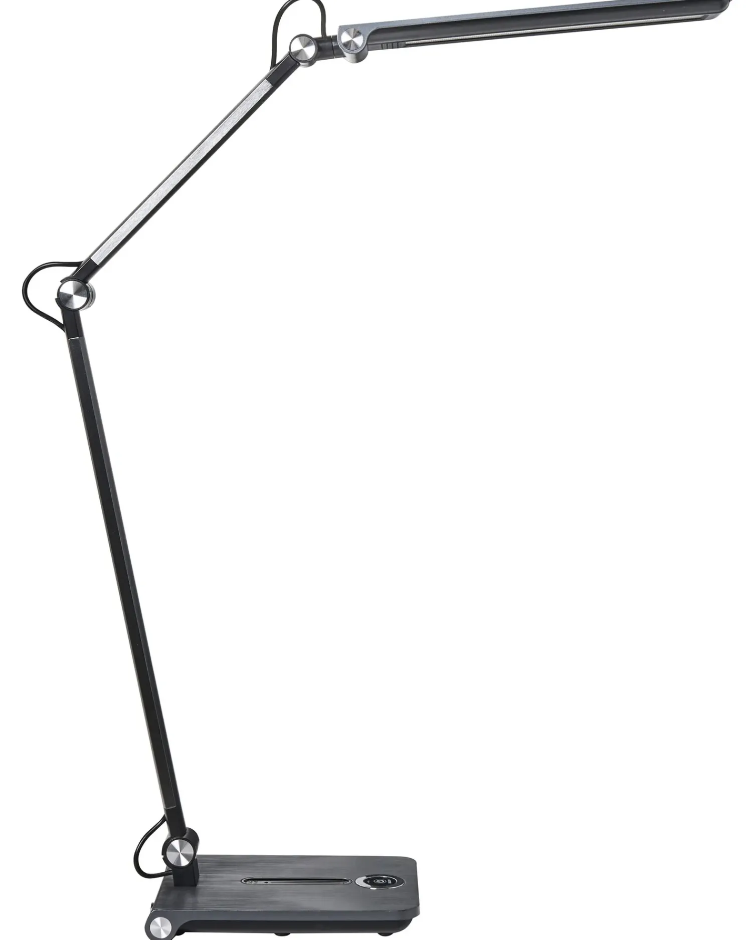 Beliani Lampada da scrivania a LED AQUILA con dimmer Grigio