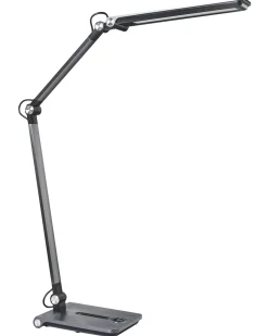 Beliani Lampada da scrivania a LED AQUILA con dimmer Grigio