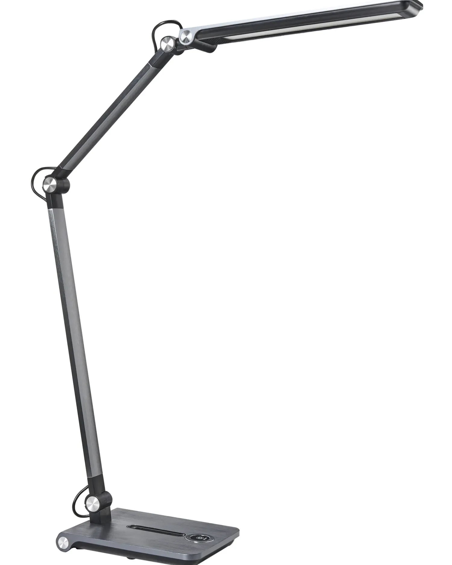 Beliani Lampada da scrivania a LED AQUILA con dimmer Grigio