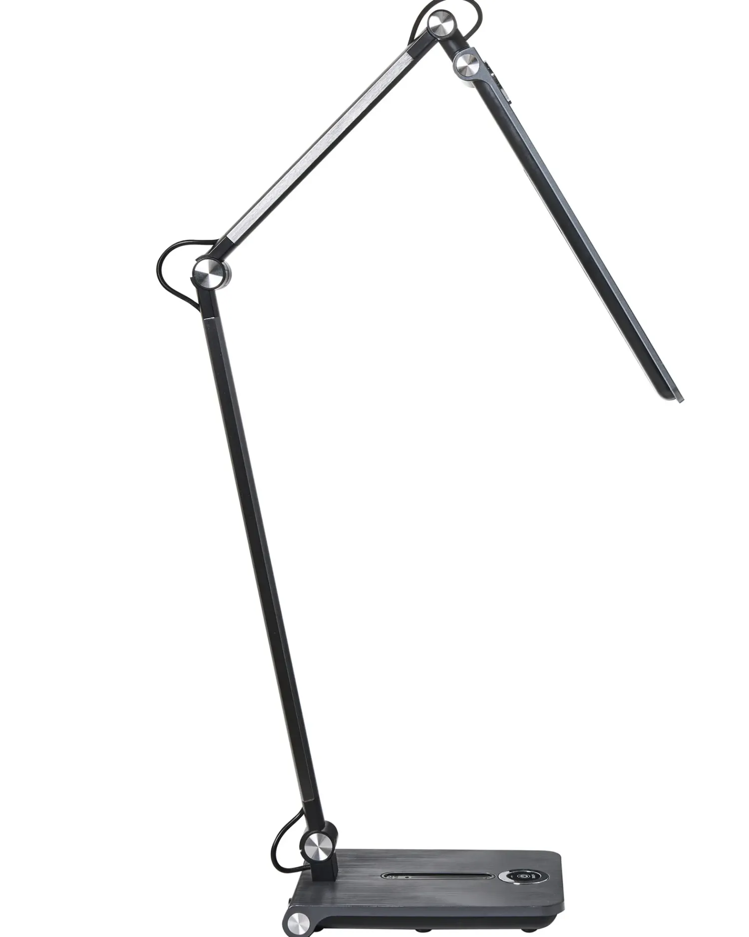 Beliani Lampada da scrivania a LED AQUILA con dimmer Grigio