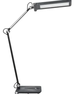 Beliani Lampada da scrivania a LED AQUILA con dimmer Grigio
