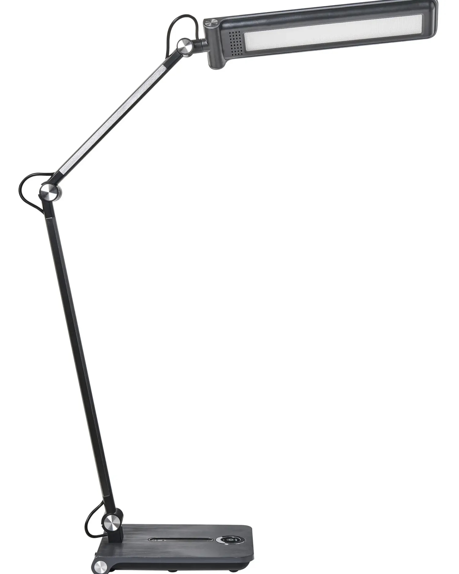 Beliani Lampada da scrivania a LED AQUILA con dimmer Grigio