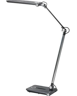 Beliani Lampada da scrivania a LED AQUILA con dimmer Grigio