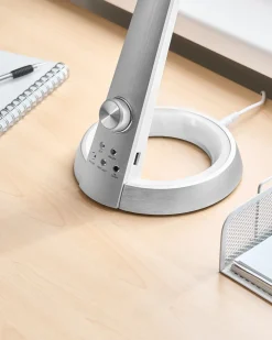 Hot Beliani Lampada da scrivania a LED CANOPUS con porta USB Argento