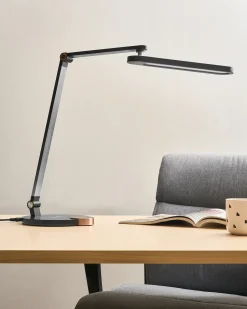 Clearance Beliani Lampada da scrivania a LED CAROY con Caricatore wireless Nero