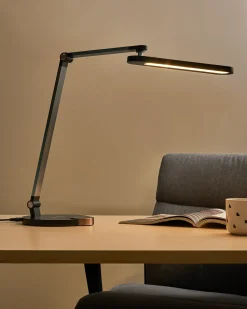Clearance Beliani Lampada da scrivania a LED CAROY con Caricatore wireless Nero