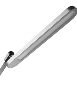New Beliani Lampada da scrivania a LED CAROY con Caricatore wireless Grigio