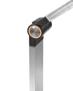 New Beliani Lampada da scrivania a LED CAROY con Caricatore wireless Grigio