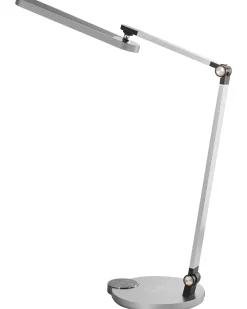 New Beliani Lampada da scrivania a LED CAROY con Caricatore wireless Grigio