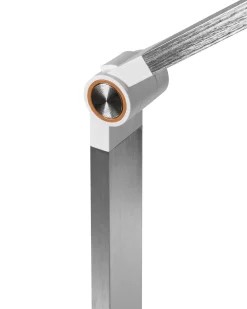 Online Beliani Lampada da scrivania a LED CAROY con Caricatore wireless Bianco