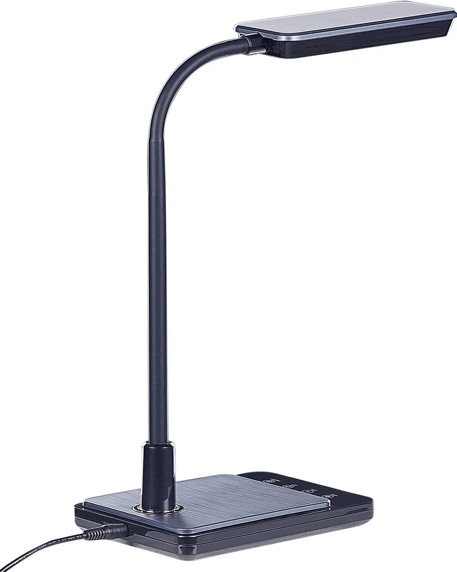New Beliani Lampada da scrivania a LED CENTAURUS con dimmer Metallo Nero