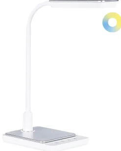 Outlet Beliani Lampada da scrivania a LED CENTAURUS con dimmer Metallo Bianco