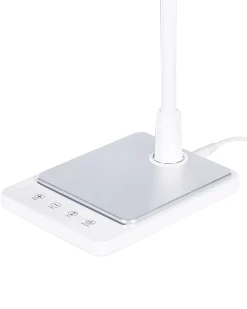 Outlet Beliani Lampada da scrivania a LED CENTAURUS con dimmer Metallo Bianco