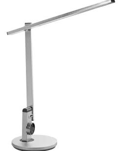 New Beliani Lampada da scrivania a LED CETUS con dimmer Argento