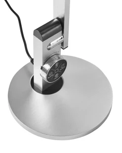 New Beliani Lampada da scrivania a LED CETUS con dimmer Argento
