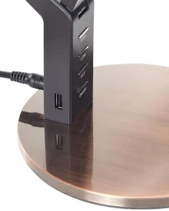 Hot Beliani Lampada da scrivania a LED CHAMAELEON con dimmer Metallo Rame